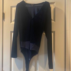 Velvet blue Bodysuit